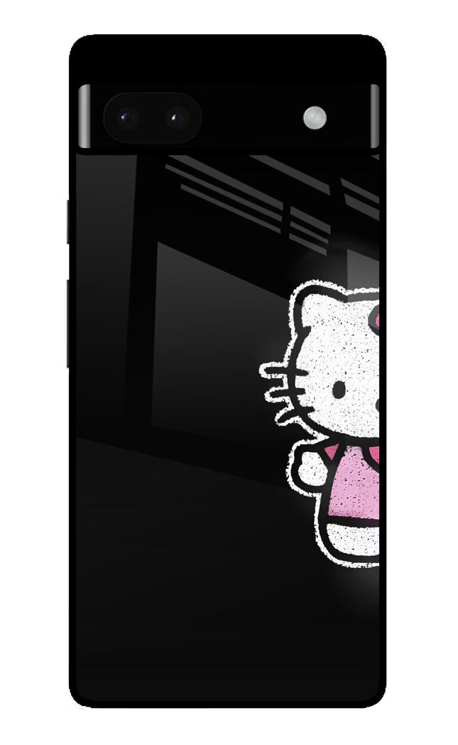 Kitty Charm Google Pixel 6A Glass Case