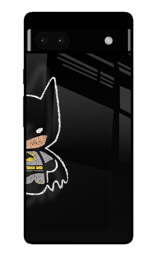 Bat Kitty Google Pixel 6A Glass Case