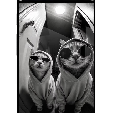 Hood Cats Google Pixel 6A Glass Case