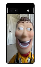Side Eye Woody Google Pixel 6A Glass Case