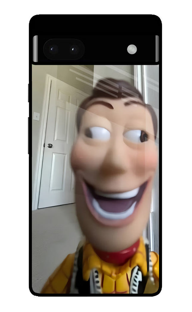 Side Eye Woody Google Pixel 6A Glass Case