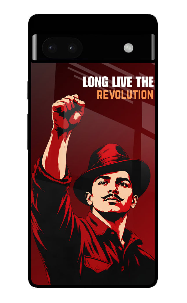Bhagat Singh Revolution Google Pixel 6A Glass Case