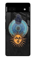 Divine Sun Google Pixel 6A Glass Case