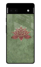 Lotus Grace Google Pixel 6A Glass Case