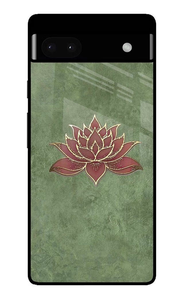 Lotus Grace Google Pixel 6A Glass Case