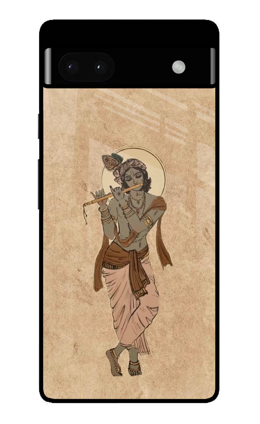 Krishna Google Pixel 6A Back Cover, Glass case