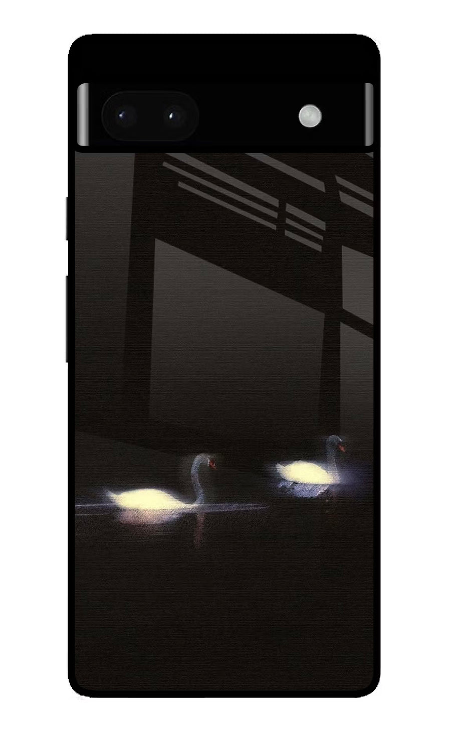 Silent Swans Google Pixel 6A Back Cover, Glass case