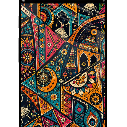 Folk Print Google Pixel 6A Glass Case