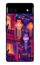 Lantern Lane Google Pixel 6A Glass Case
