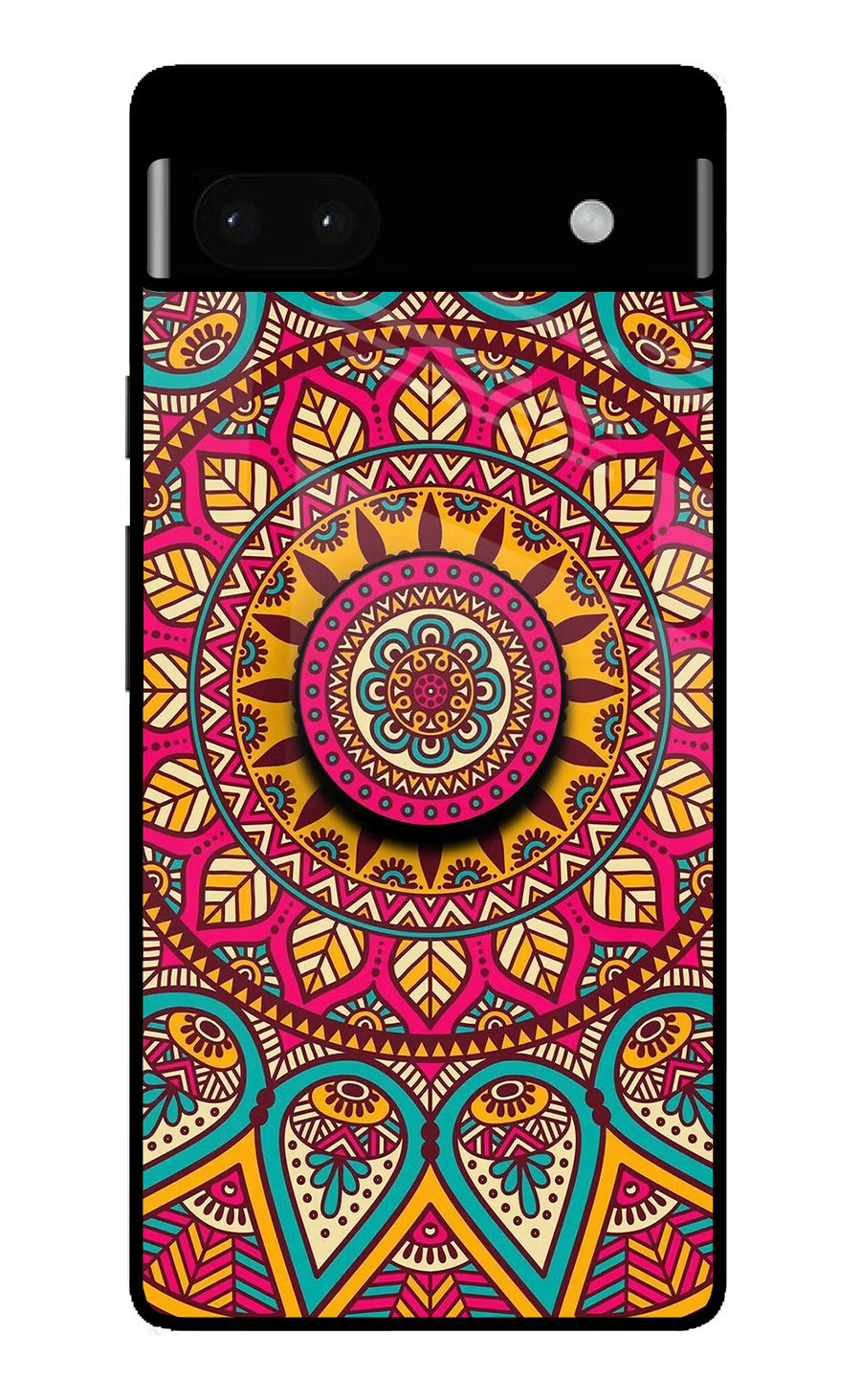 Mandala Google Pixel 6A Pop Case, Glass case