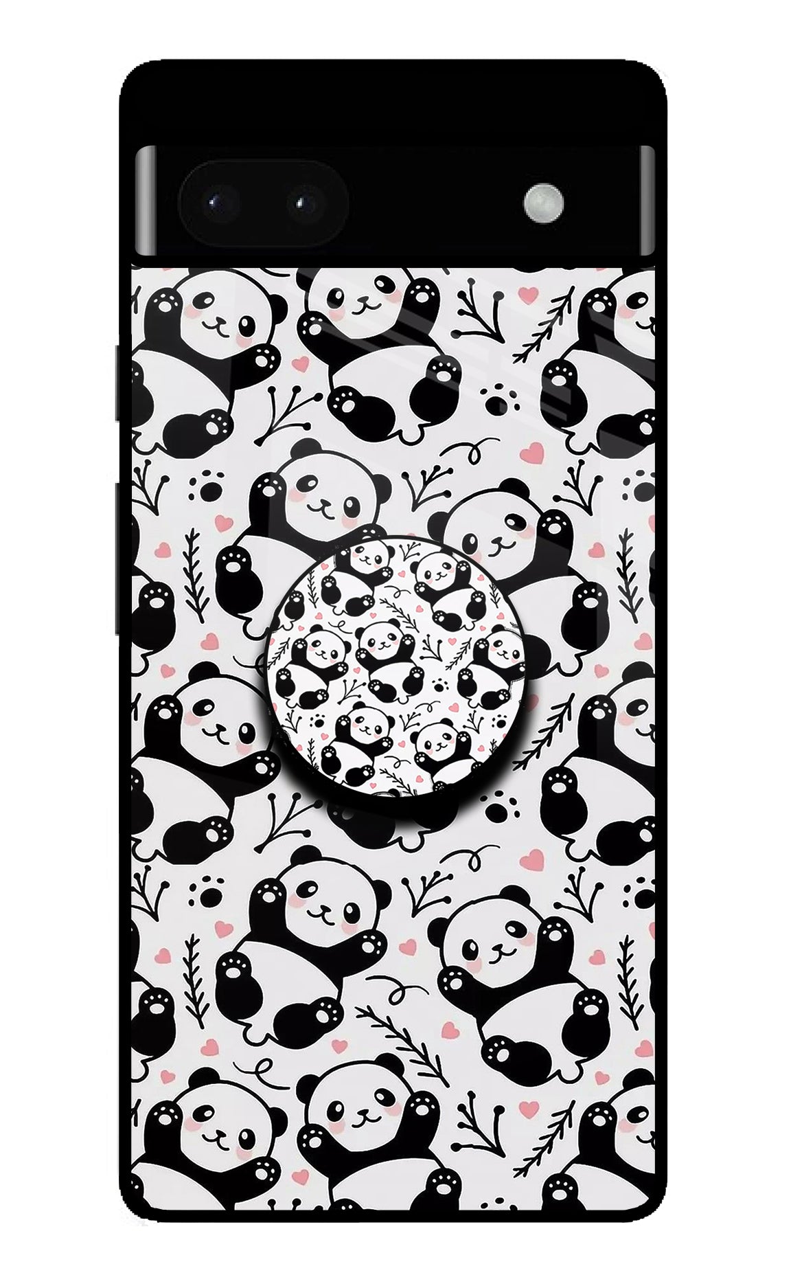 Cute Panda Google Pixel 6A Pop Case
