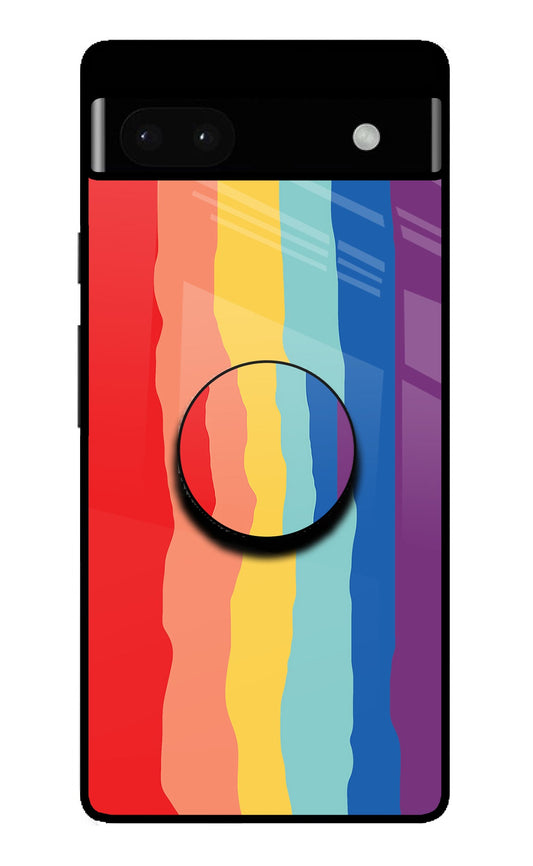 Rainbow Google Pixel 6A Glass Case