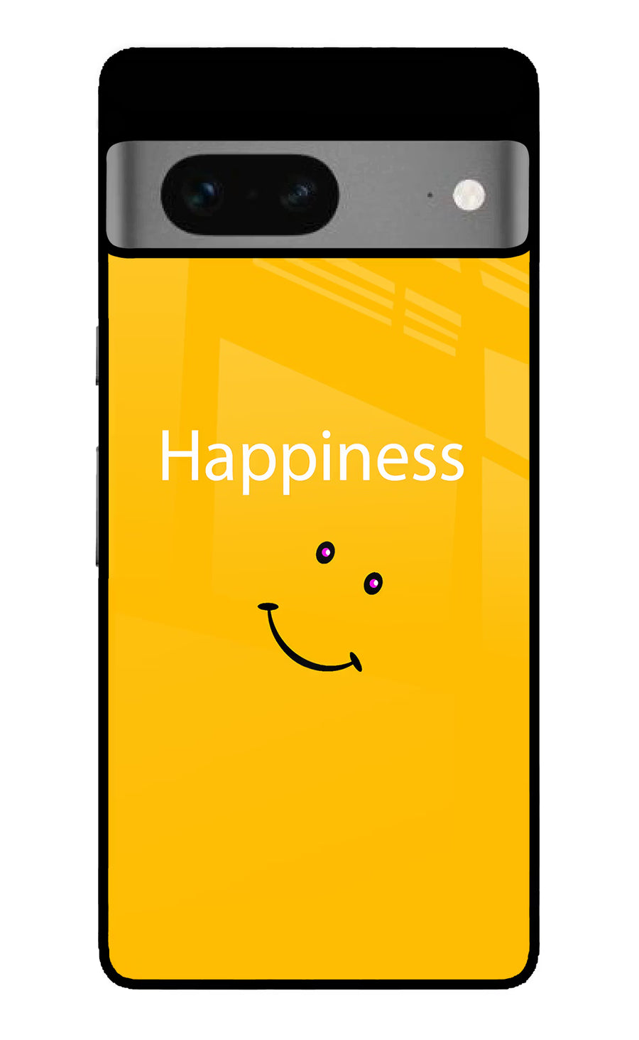 Happiness With Smiley Google Pixel 7 Back Cover, Glass case
