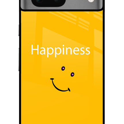 Happiness With Smiley Google Pixel 7 Glass Case