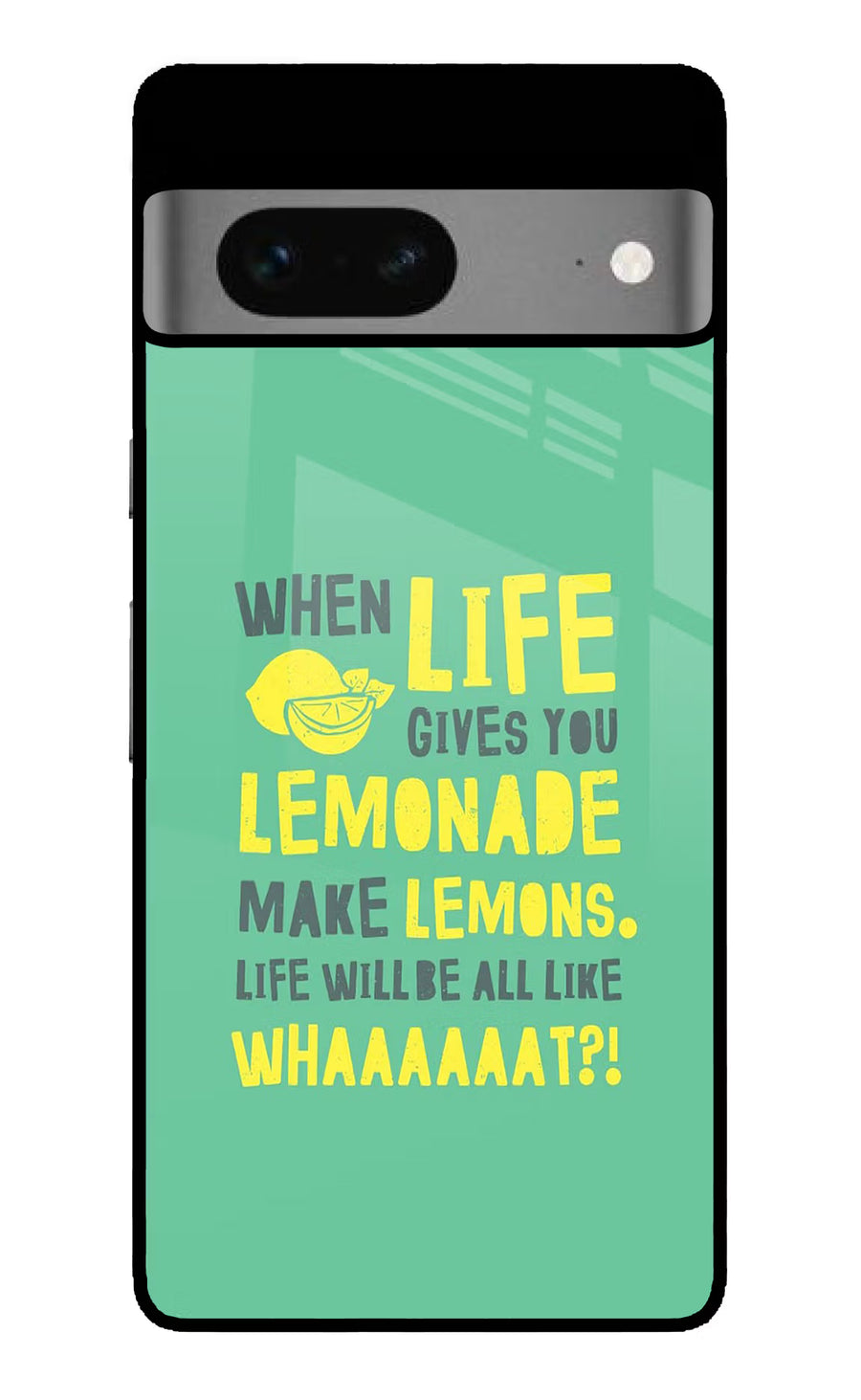 Quote Google Pixel 7 Back Cover, Glass case