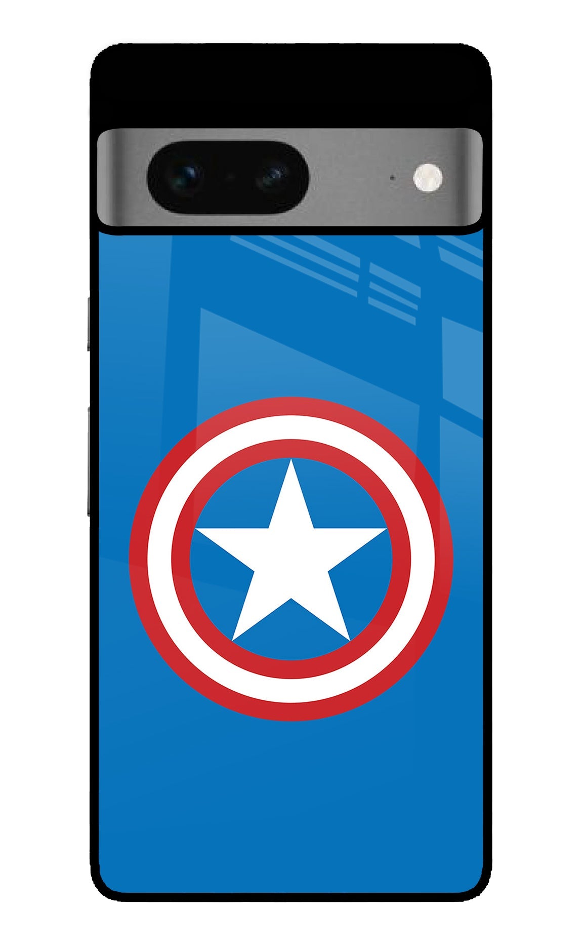 Captain America Logo Google Pixel 7 Glass Case