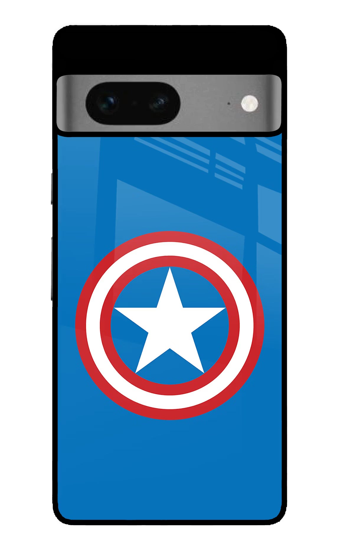 Captain America Logo Google Pixel 7 Glass Case