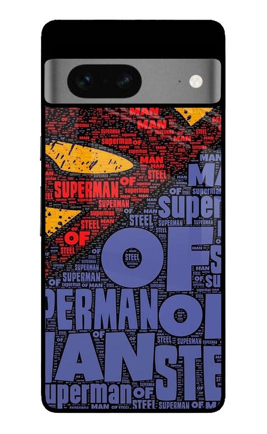 Superman Google Pixel 7 Glass Case