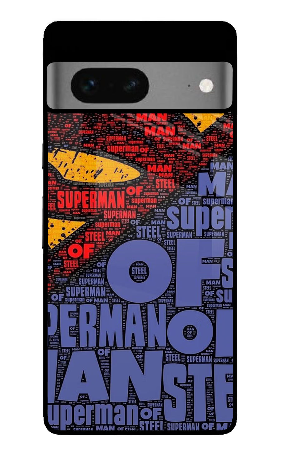 Superman Google Pixel 7 Back Cover, Glass case