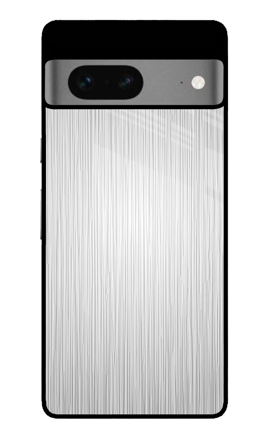Wooden Grey Texture Google Pixel 7 Back Cover, Glass case