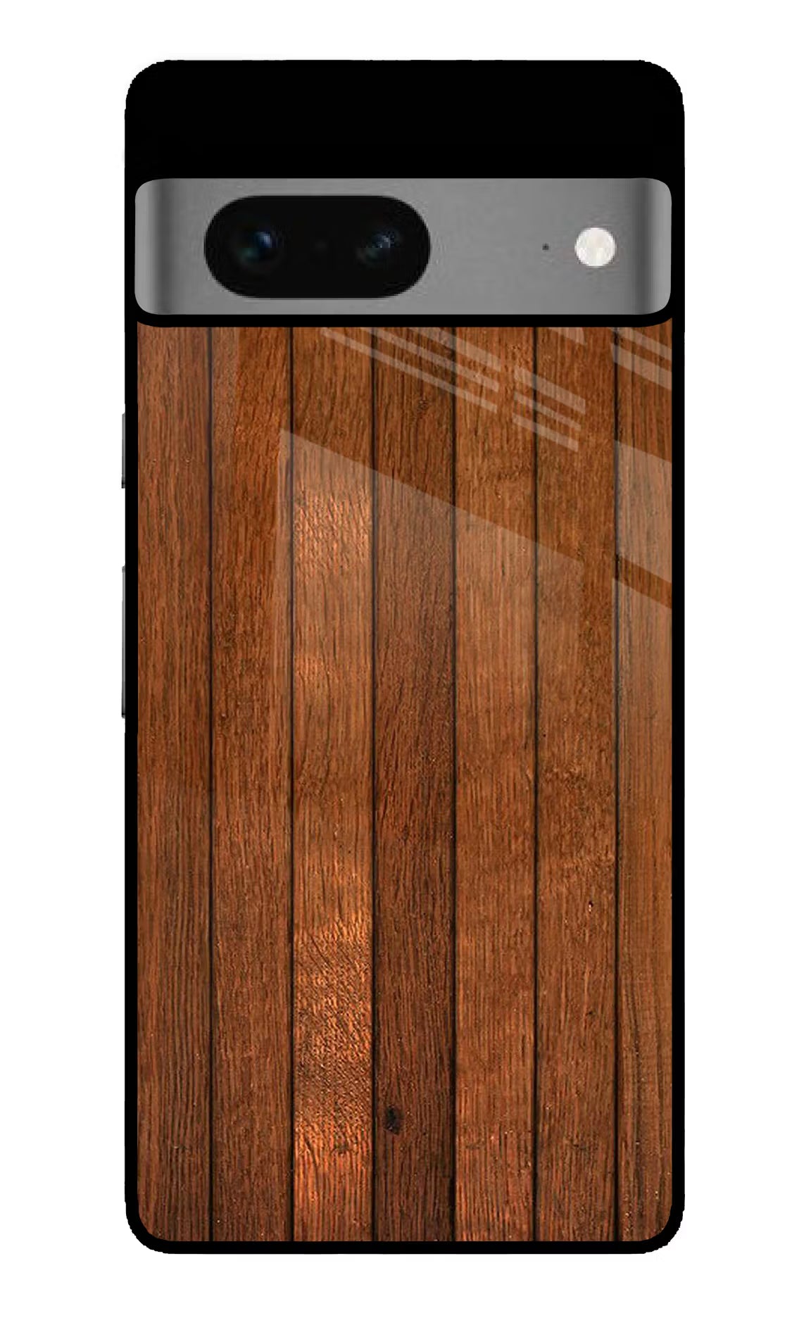 Wooden Artwork Bands Google Pixel 7 Glass Case