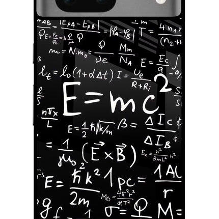 Physics Formula Google Pixel 7 Glass Case