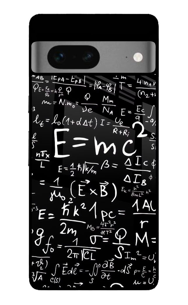 Physics Formula Google Pixel 7 Glass Case