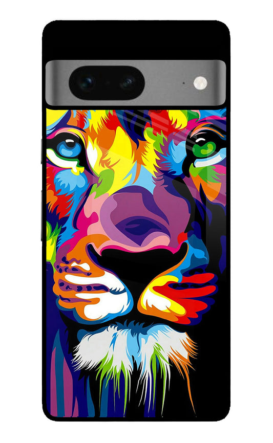 Lion Google Pixel 7 Glass Case