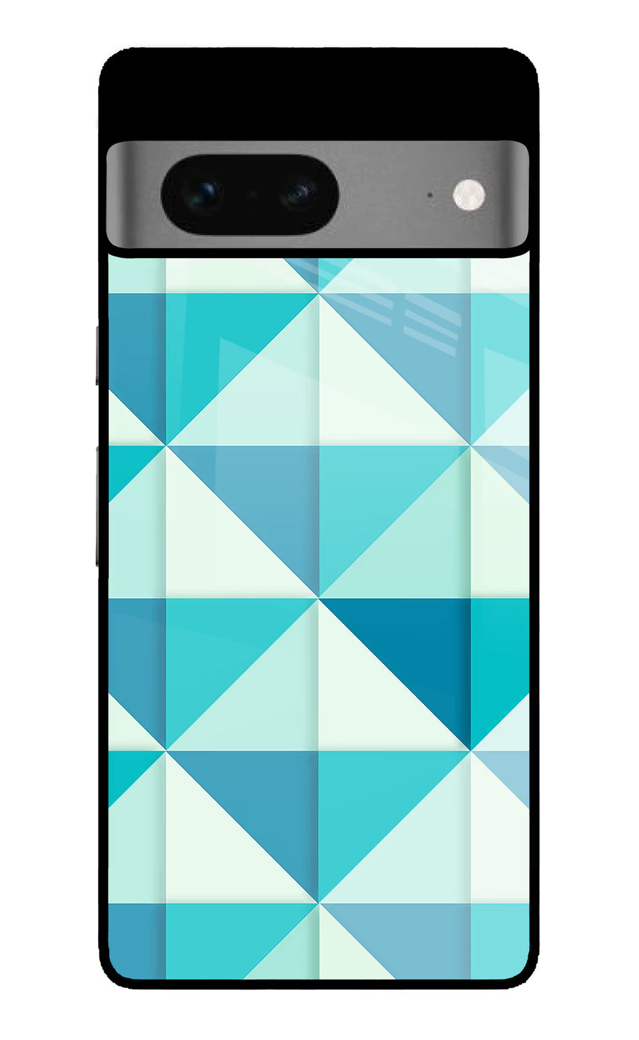Abstract Google Pixel 7 Back Cover, Glass case