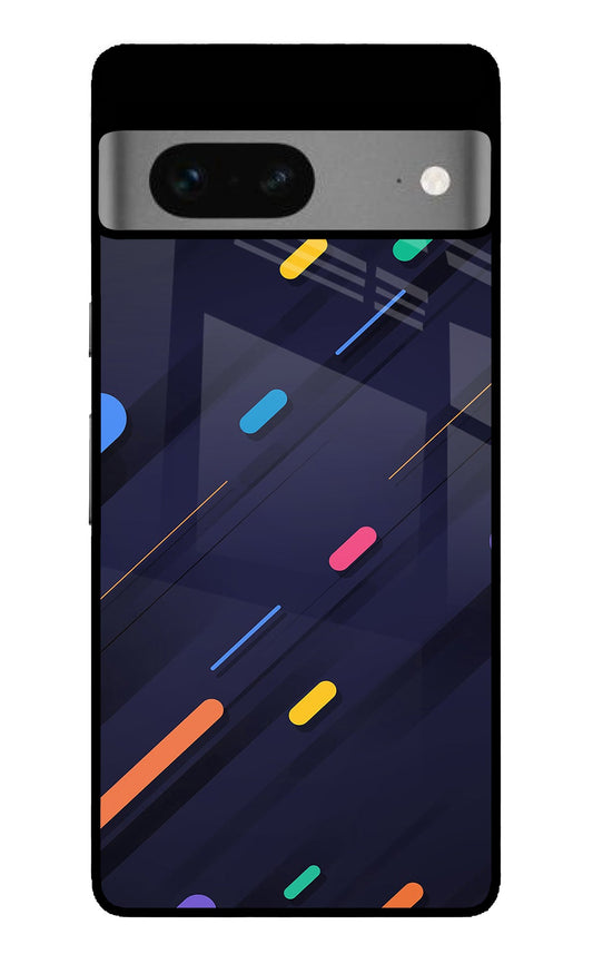 Abstract Design Google Pixel 7 Glass Case