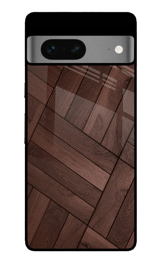 Wooden Texture Design Google Pixel 7 Glass Case