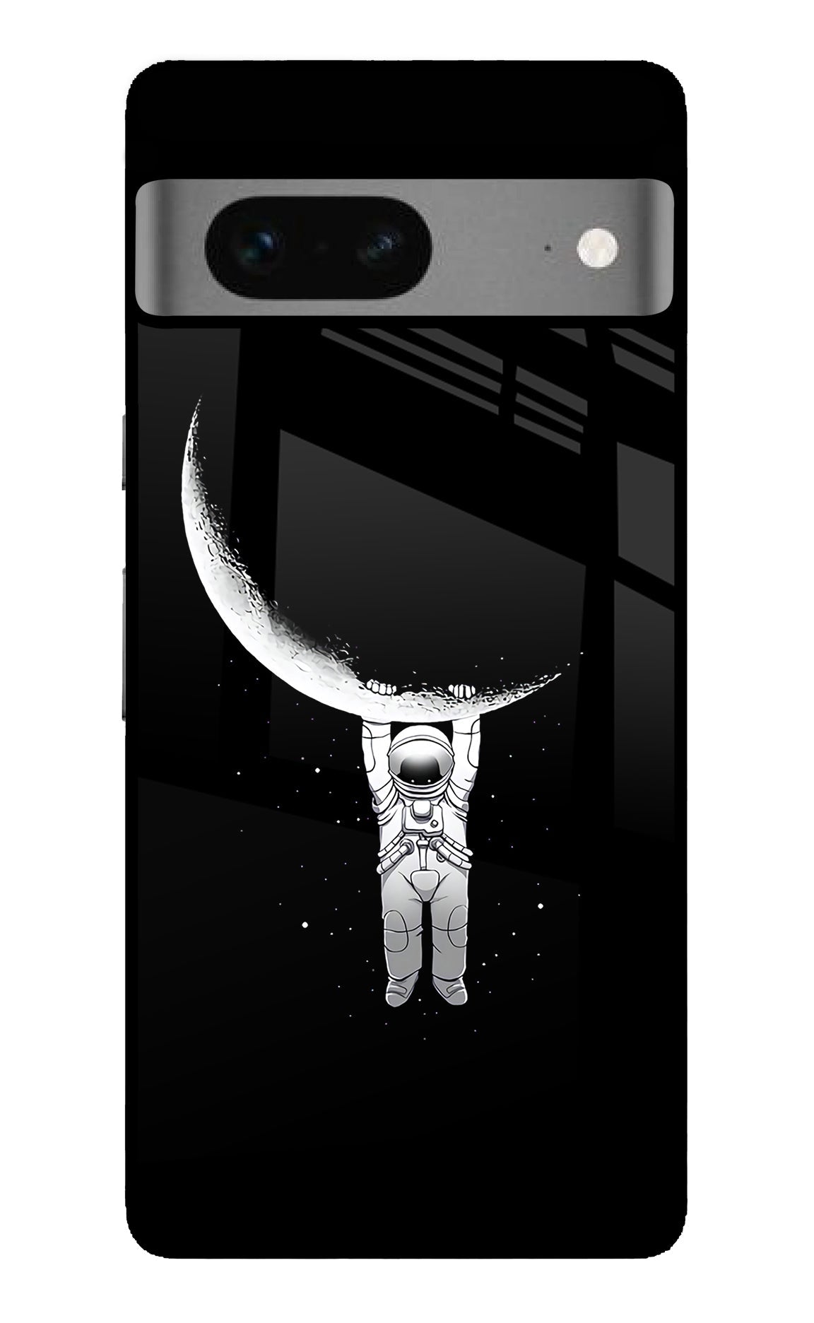 Moon Space Google Pixel 7 Glass Case