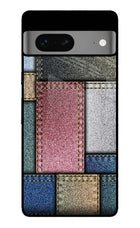 Multicolor Jeans Google Pixel 7 Glass Case