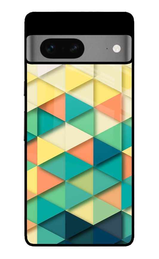 Abstract Google Pixel 7 Glass Case