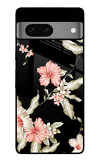 Flowers Google Pixel 7 Glass Case Back Cover by Casekaro