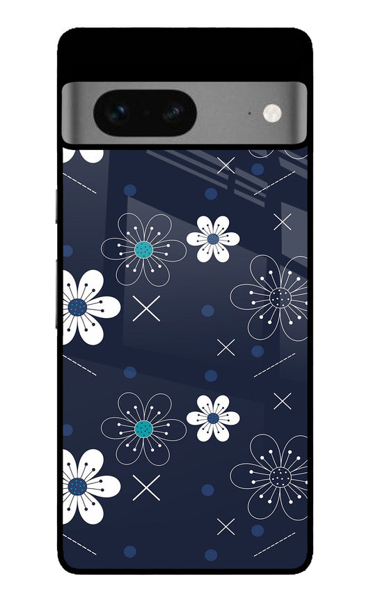 Flowers Google Pixel 7 Glass Case