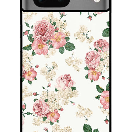 Flowers Google Pixel 7 Glass Case