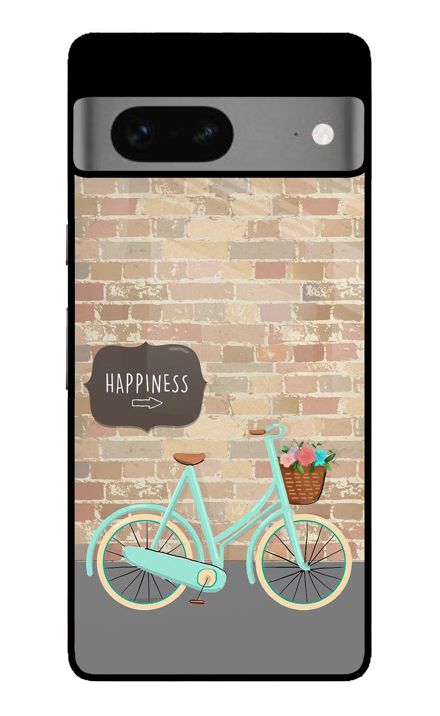 Happiness Artwork Google Pixel 7 Back Cover, Glass case