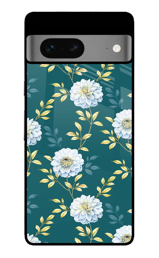 Flowers Google Pixel 7 Glass Case