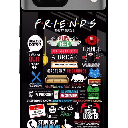 FRIENDS Google Pixel 7 Glass Case
