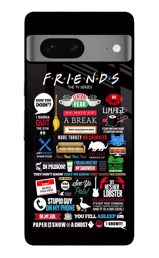 FRIENDS Google Pixel 7 Glass Case