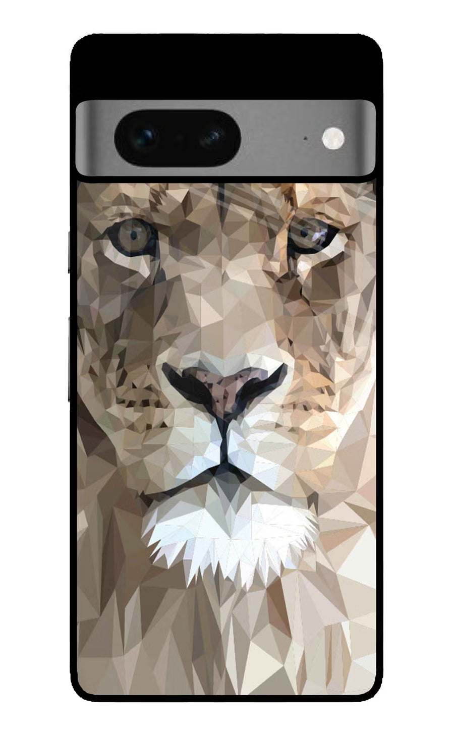 Lion Art Google Pixel 7 Back Cover, Glass case