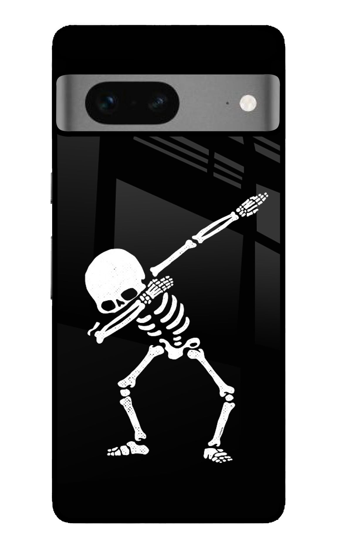 Dabbing Skeleton Art Google Pixel 7 Glass Case