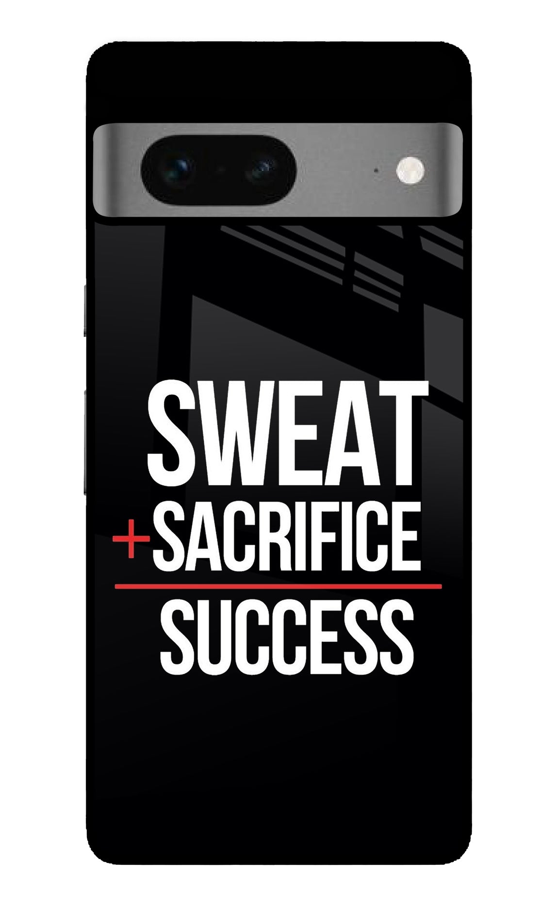 Sweat Sacrifice Success Google Pixel 7 Glass Case