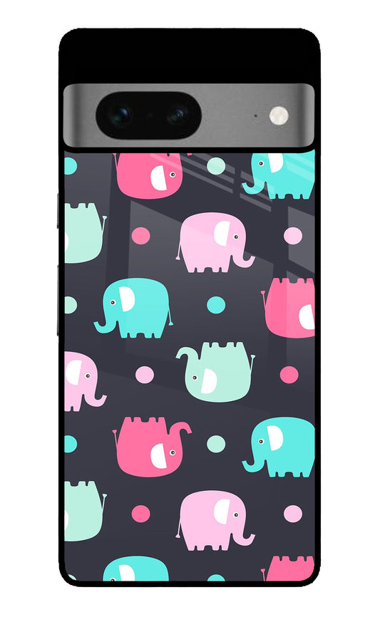 Elephants Google Pixel 7 Glass Case