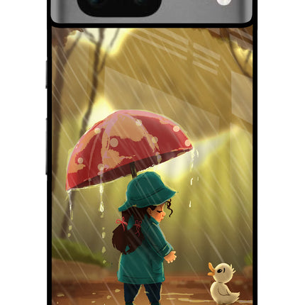 Rainy Day Google Pixel 7 Glass Case