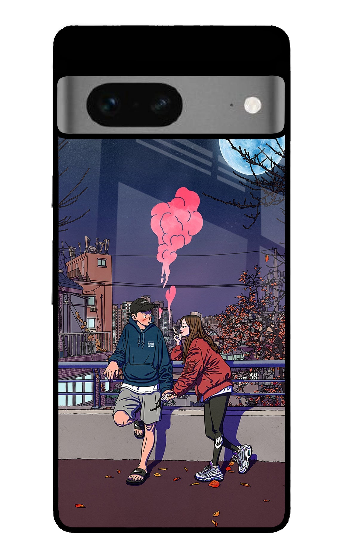 Chilling Couple Google Pixel 7 Back Cover