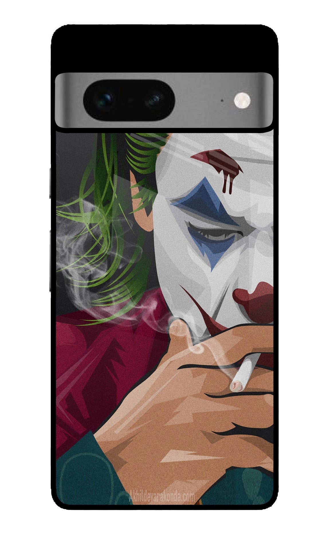 Joker Smoking Google Pixel 7 Glass Case