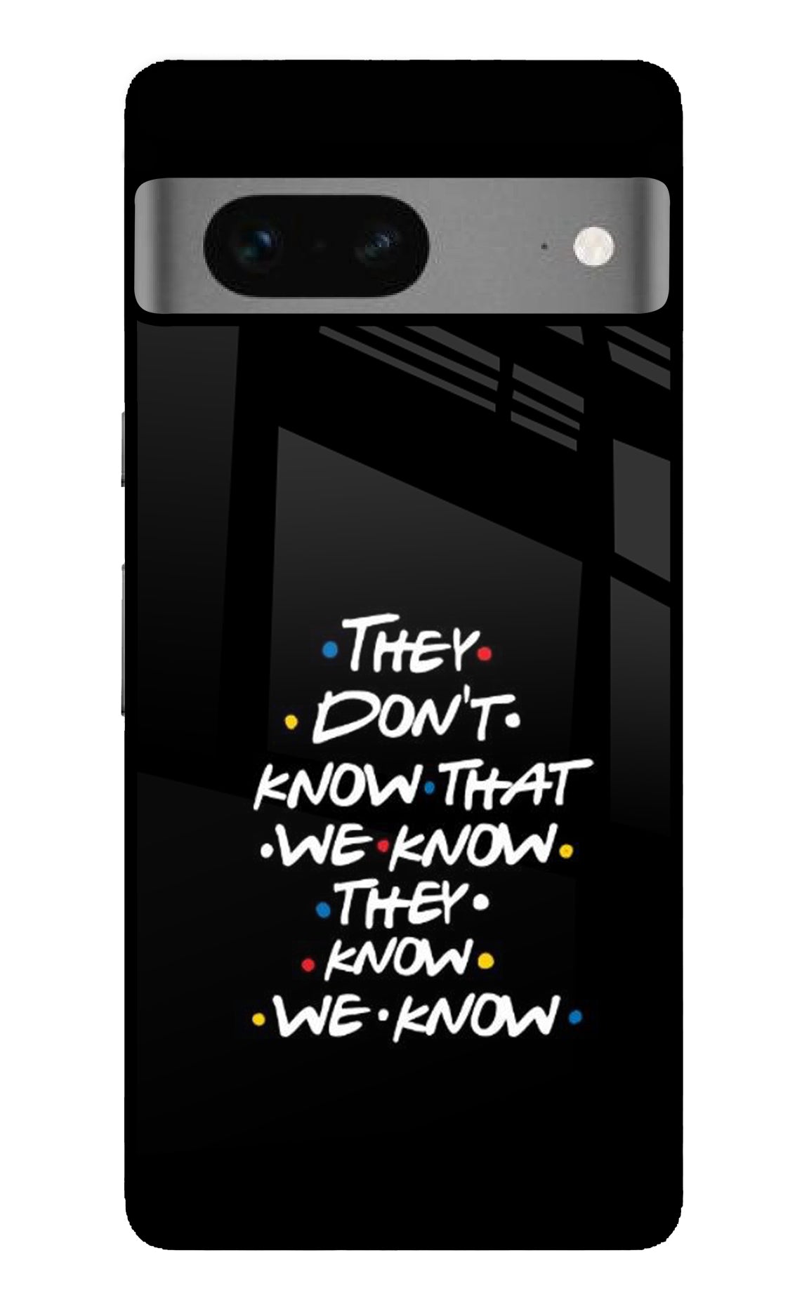 FRIENDS Dialogue Google Pixel 7 Back Cover