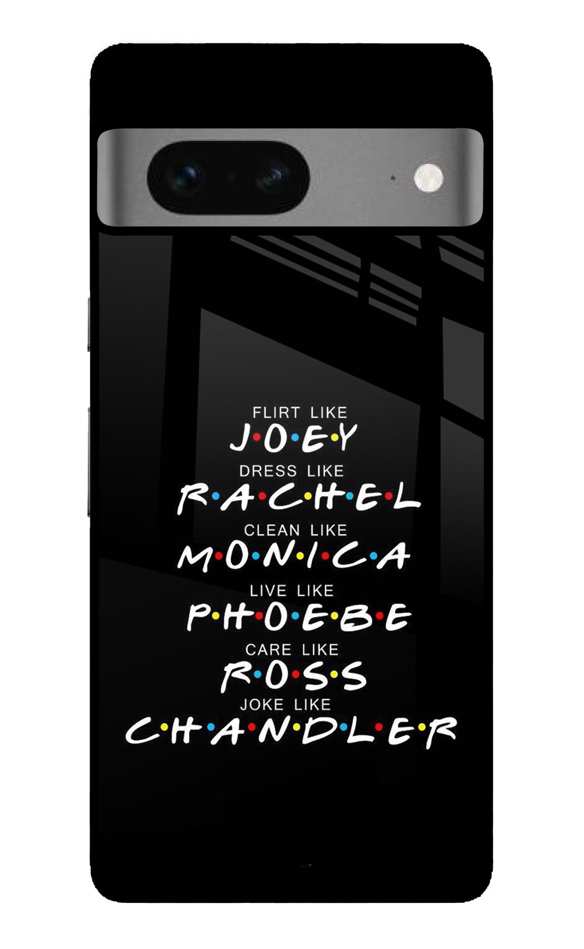 FRIENDS Character Google Pixel 7 Glass Case